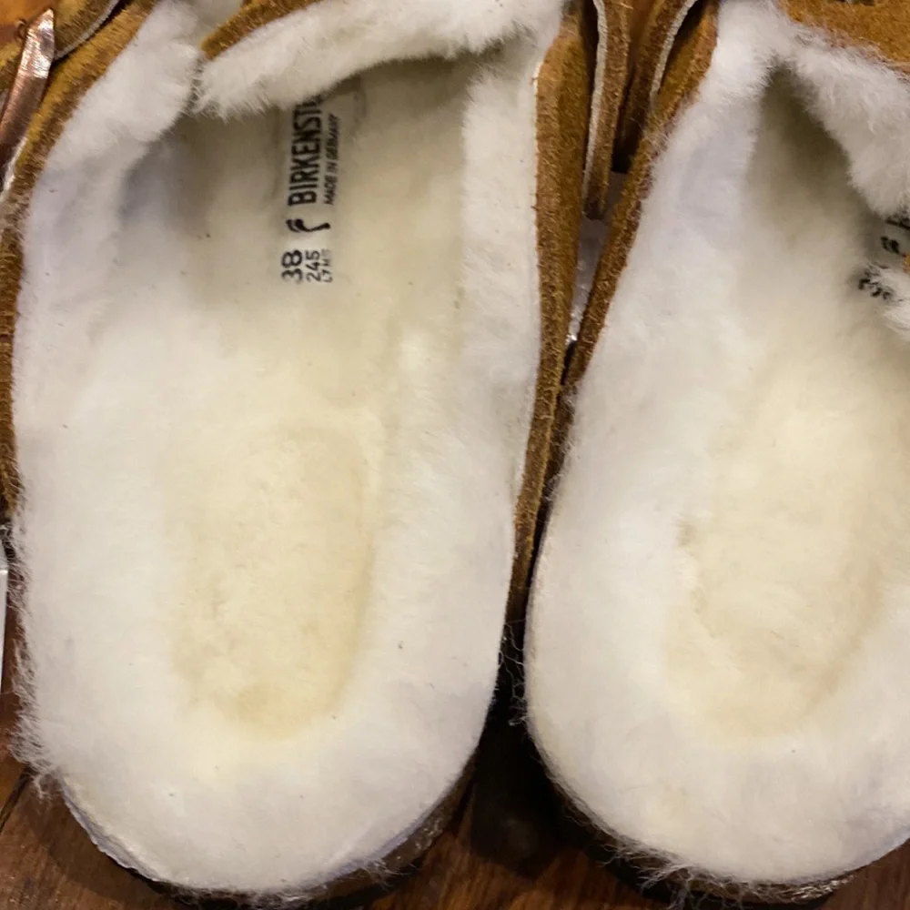 Birkenstock Boston genuine shearling lined clog - Picture 3 of 5
